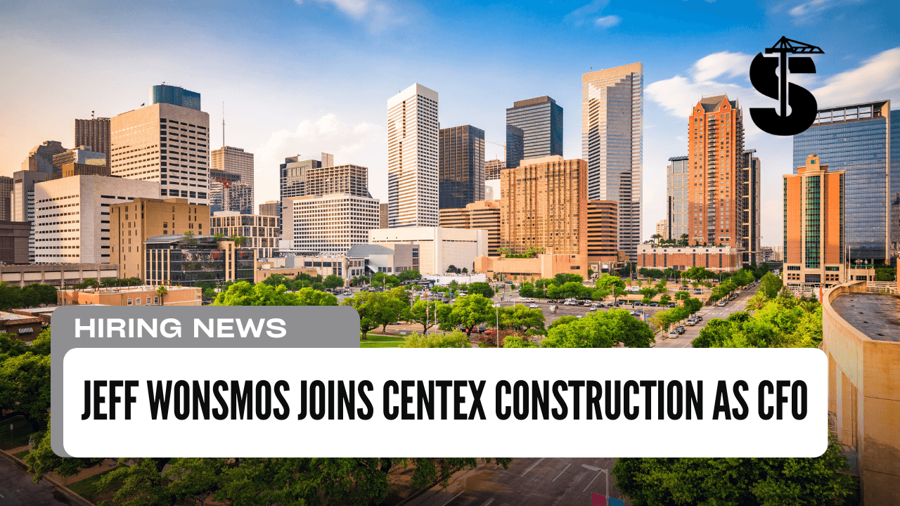 Jeff Wonsmos Joins Centex Construction as CFO