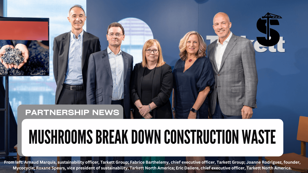 Mushrooms Break Down Construction Waste